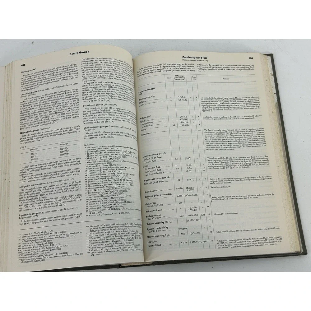 Scientific Tables Diem Lentner 7th Edition Geigy Reference 1970 Hardcover